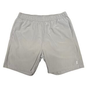 Tan Athletic Shorts Balance Collection Men Size XL Stretch Drawstring Gym Sport